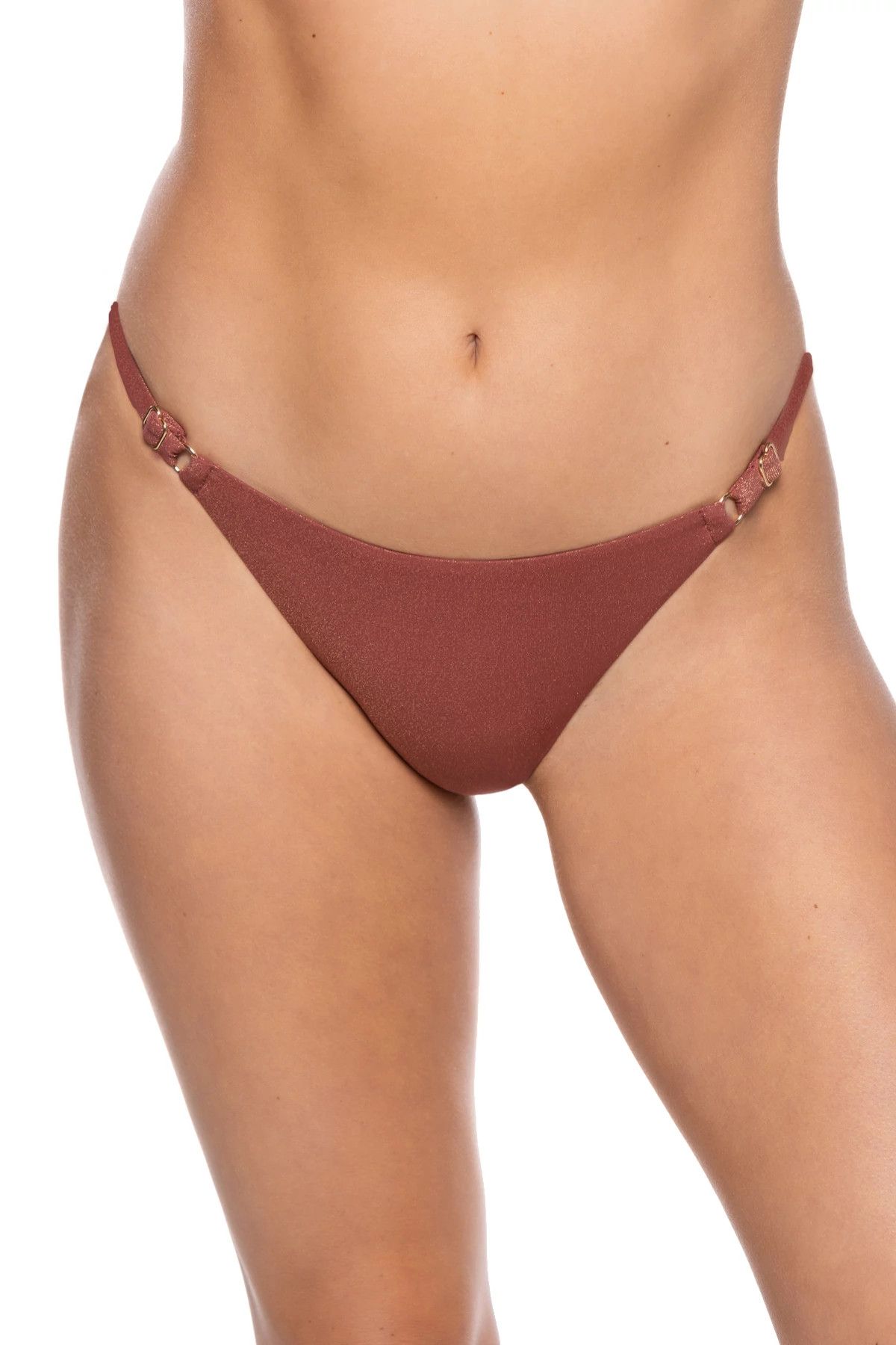 Parker Shimmer Tab Side Brazilian Bikini Bottom | Everything But Water