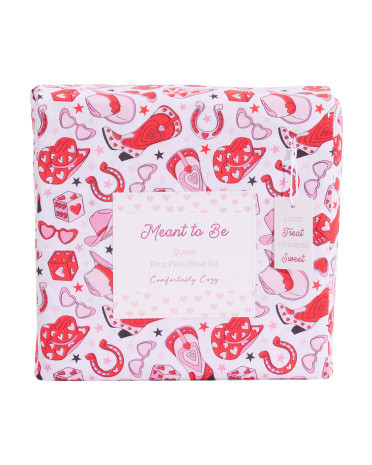 Cowgirl In Love Sheet Set | TJ Maxx