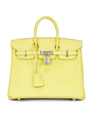 Hermes Epsom Birkin 25 Handbag in Yellow | FWRD 