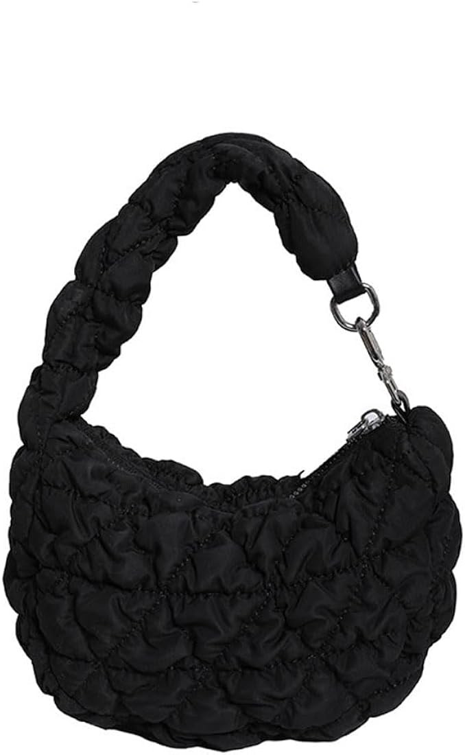 Quilted Tote Bag for Women Mini Puffer Bag Puffer Shoulder Bag Puffy Tote Bag Nylon Bag Lightweig... | Amazon (US)