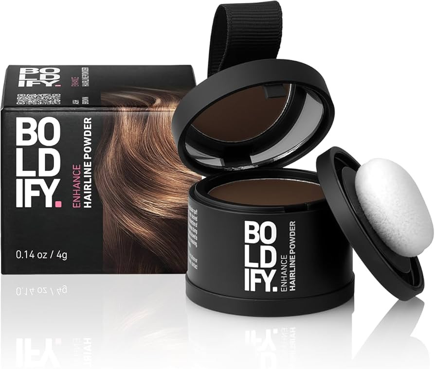 BOLDIFY Hairline Powder Instantly Conceals Hair Loss, Root Touch Up Hair Powder, Hair Toppers for... | Amazon (US)