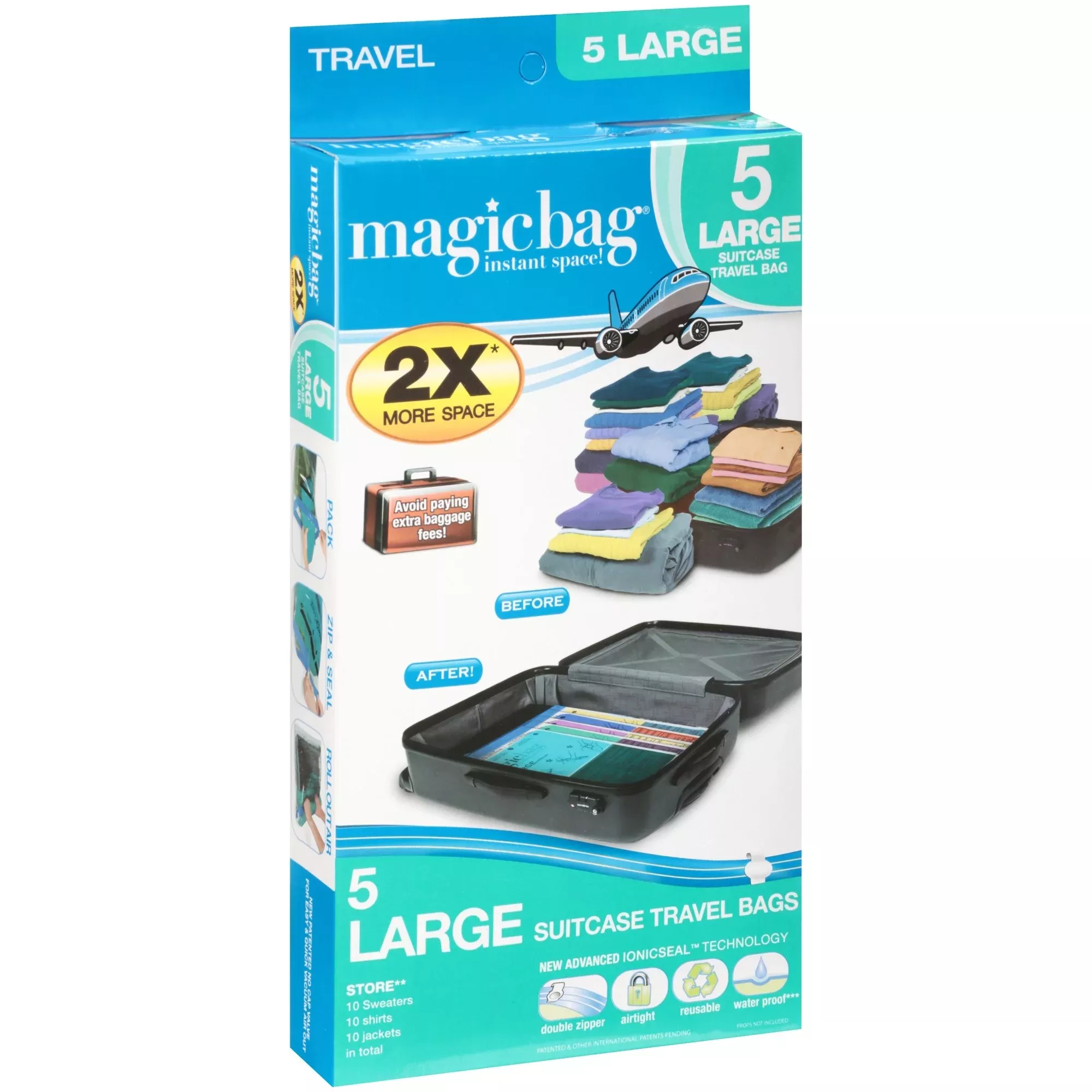 Magicbag Smart Design Instant Space Saver Storage-XXL Jumbo - 6 Pack