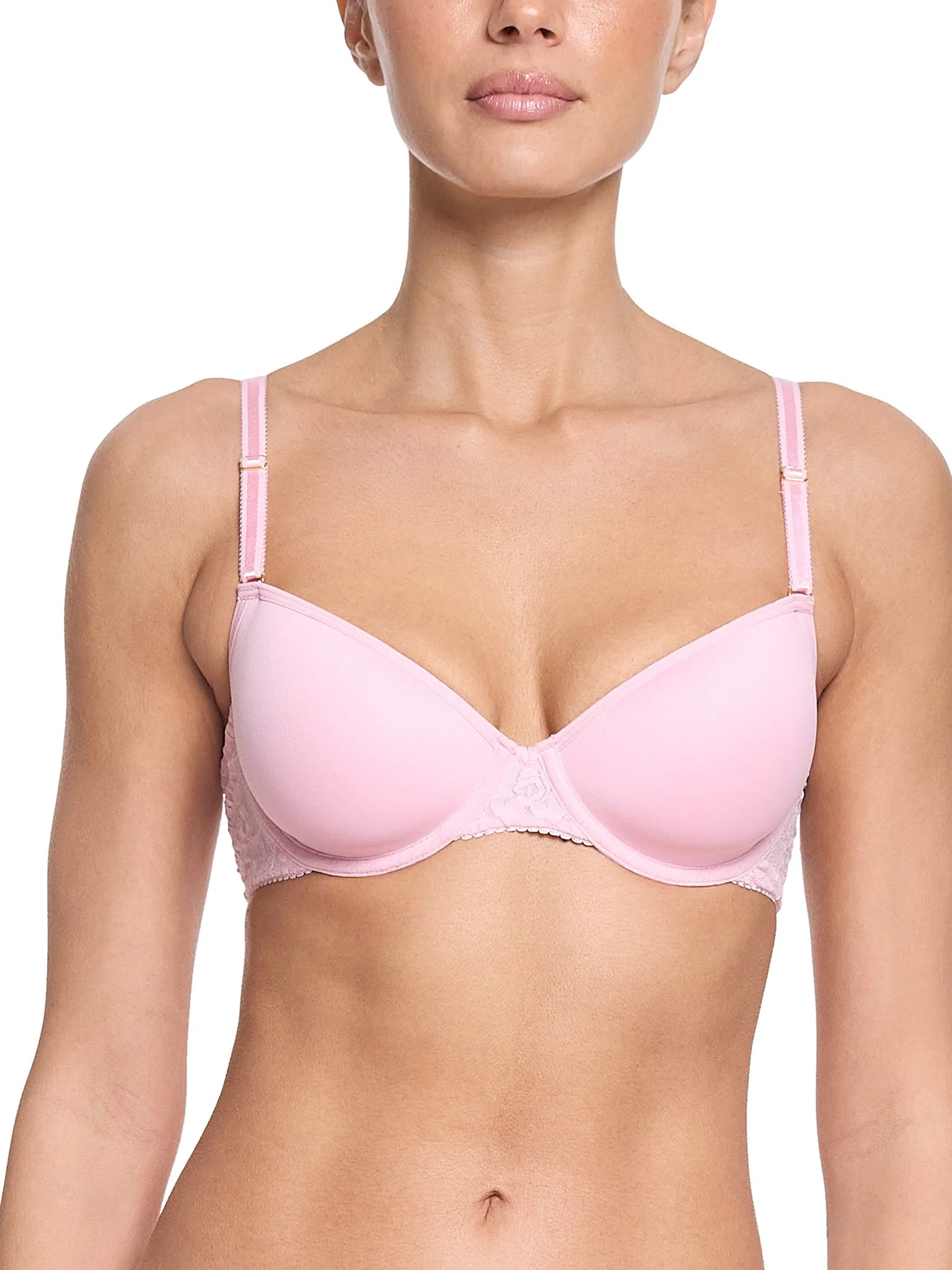 Signature Lace T-Shirt Bra Bliss Pink | Hanky Panky