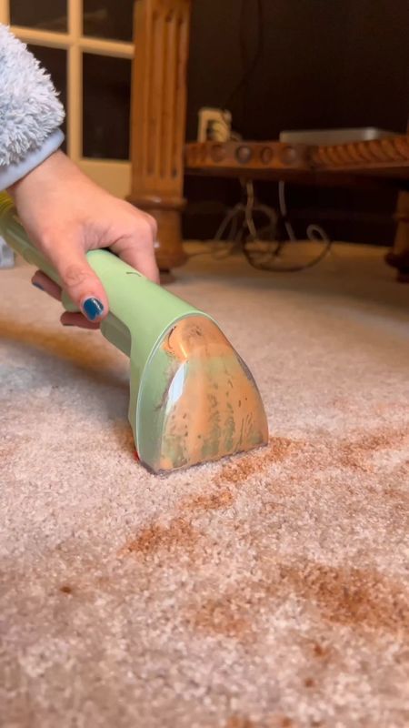 I cannot believe this little green machine got latex paint out of this beige carpet!!! This machine is by far my favorite purchase EVER. 

Cleaning favorites, upholstery cleaner, cleaning tips, home finds

#LTKhome