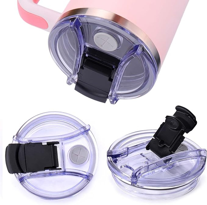 AIERSA 2Pcs Lid Replacement for Stanley Quencher Cup 40 oz Tumbler with Handle, Flip Spill Stoppe... | Amazon (US)