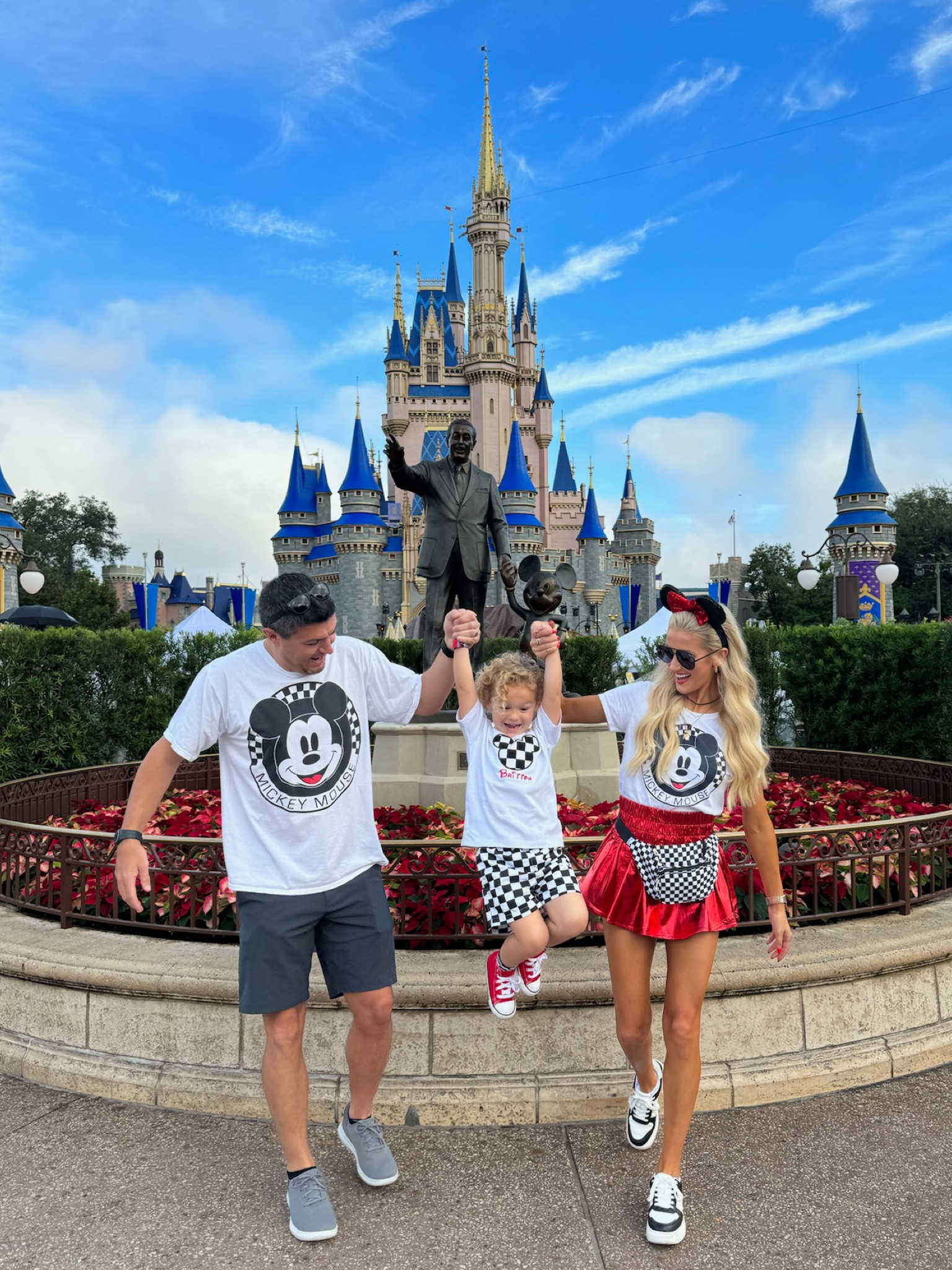Magic Kingdom - black, white & red coordinating family outfits. 

Linked similar shorts / Britton’s shirt is TriStar Creations (local to Knoxville)!

#LTKtravel #LTKfamily #LTKfindsunder50