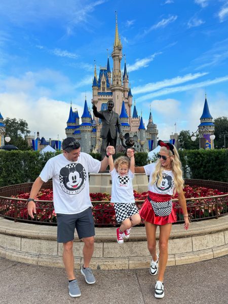 Magic Kingdom - black, white & red coordinating family outfits. 

Linked similar shorts / Britton’s shirt is TriStar Creations (local to Knoxville)!

#LTKtravel #LTKfamily #LTKfindsunder50