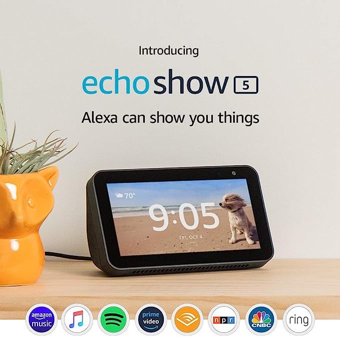 Introducing Echo Show 5 – Compact smart display with Alexa - Charcoal | Amazon (US)