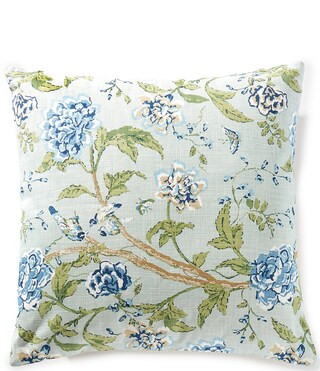 Printed Floral Decorative Square Pillow | Dillard's