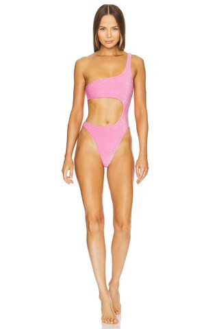 Lovers and Friends Shine On You One Piece in Pink from Revolve.com | Revolve Clothing (Global)