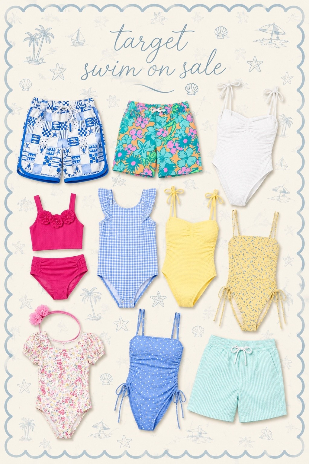 Target swim sale 🎯

#LTKdayinmylife #LTKgrwm #LTKootd