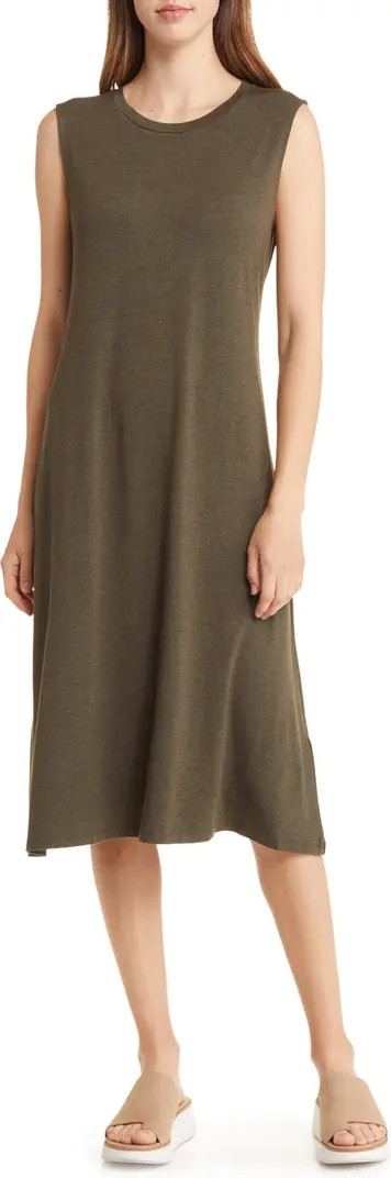 Crewneck Jersey A-Line Dress | Nordstrom