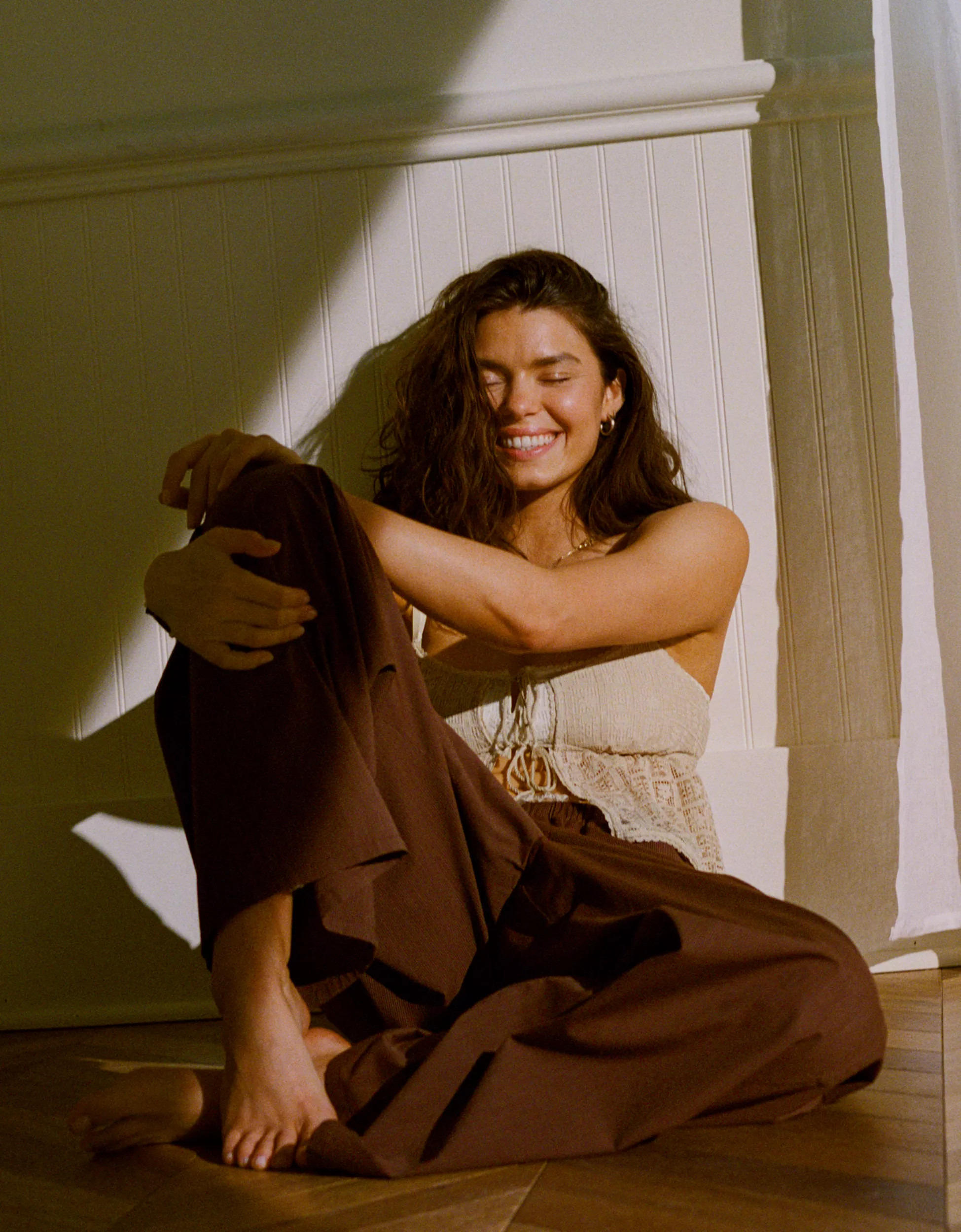 Aerie Off-Duty Poplin Trouser PJ | Aerie