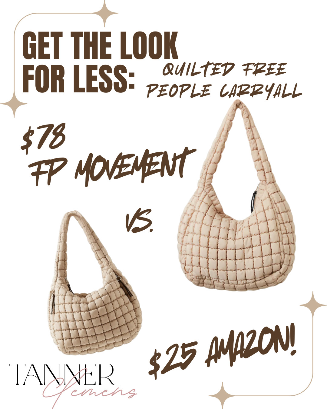 I am simply obsessed with this look for less! I'm all about a look alike if I can find it & this Amazon bag can be here before your next coffee run.. Available in a million colors as well!  

 

#LTKStyleTip #LTKGiftGuide #LTKFindsUnder50