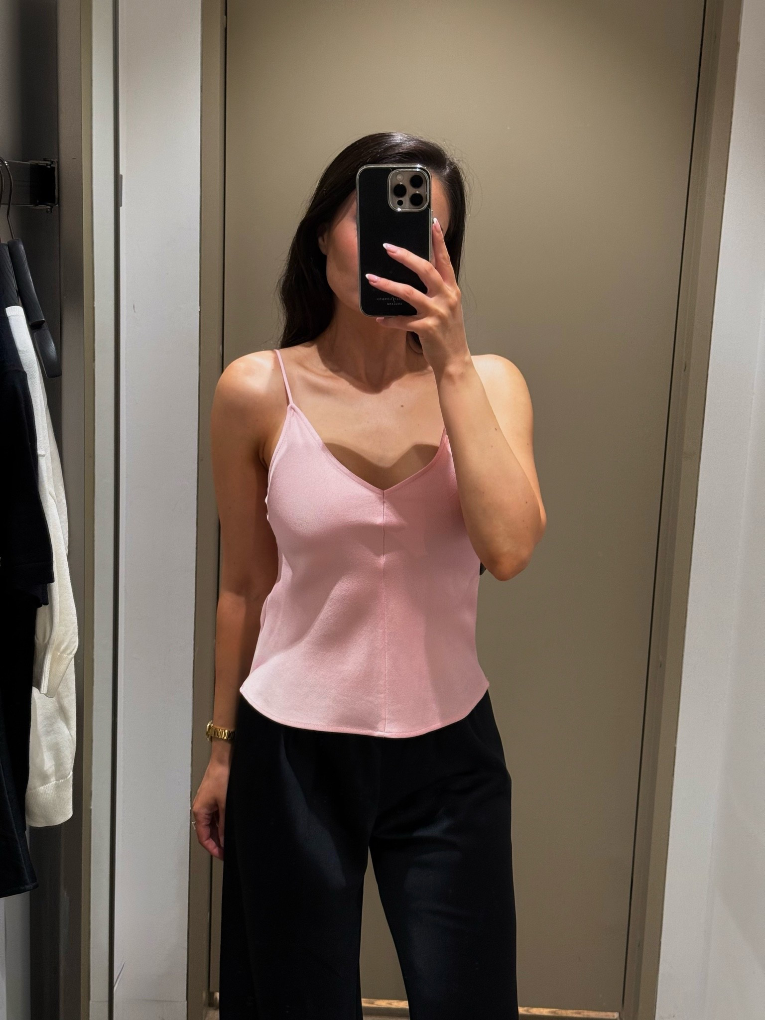 COS New In 💗🌸 I’m wearing size 6 in the picture 

#cos #cosnewin #costop #camitop #dressytop #eveningtop #pinktop #girlytop #strappytop #basictop #womenstops #autumnoutfit #satintop #stylingideas #datenight #datenighttop #datenightoutfit

#LTKFashionMonth #LTKautumn #LTKstyletip