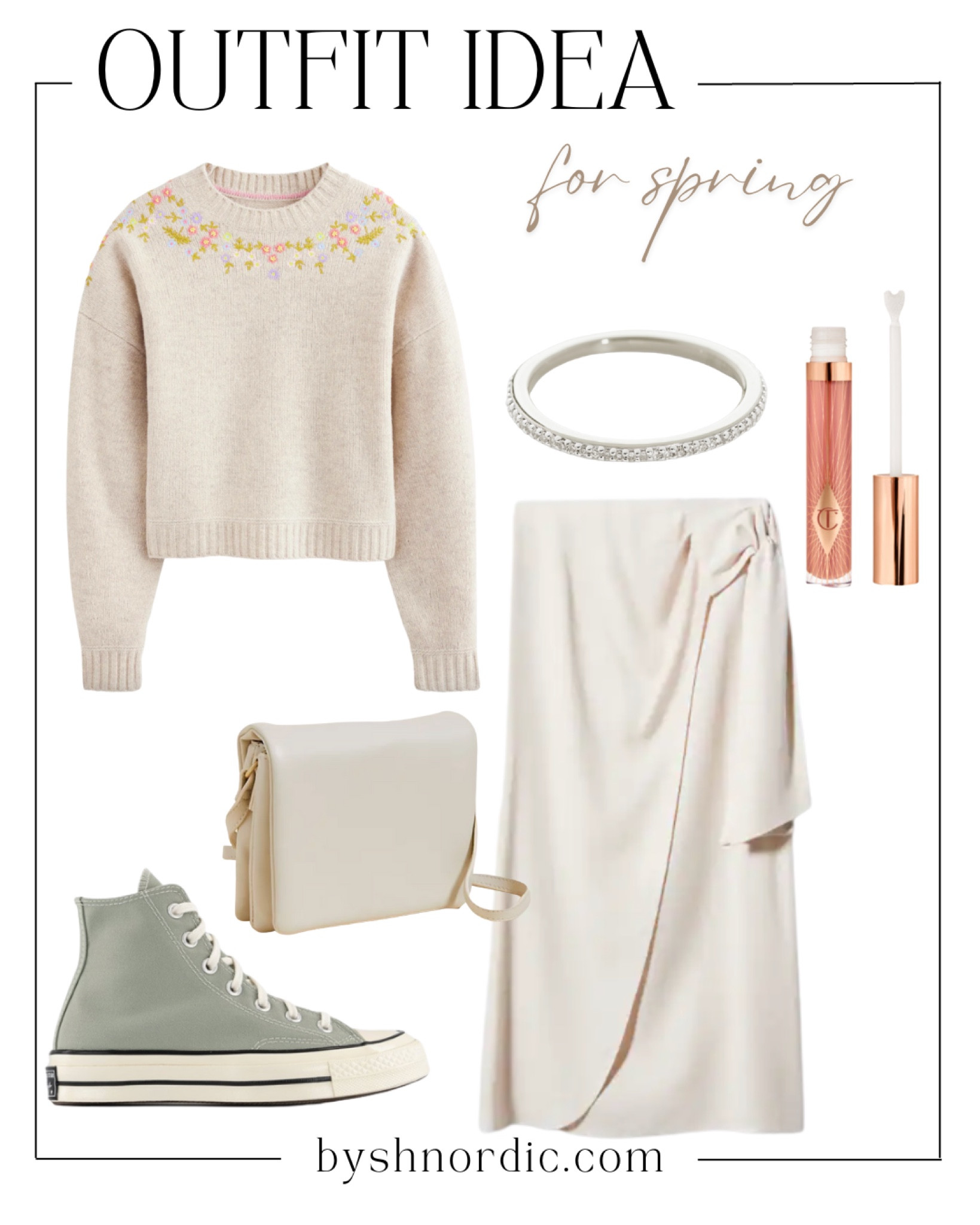 Outfit idea for spring: sweater, skirt, and converse 
#fashionfinds #springfashion #ukfashion

#LTKU #LTKSeasonal #LTKstyletip