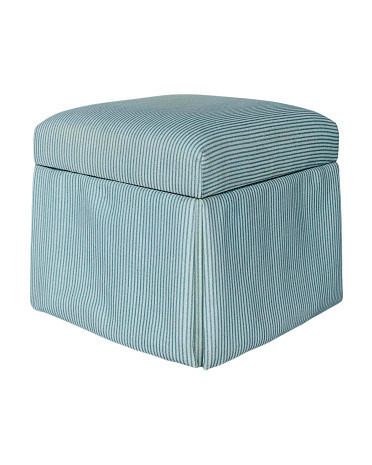 20x20 Siena Skirted Storage Ottoman | TJ Maxx