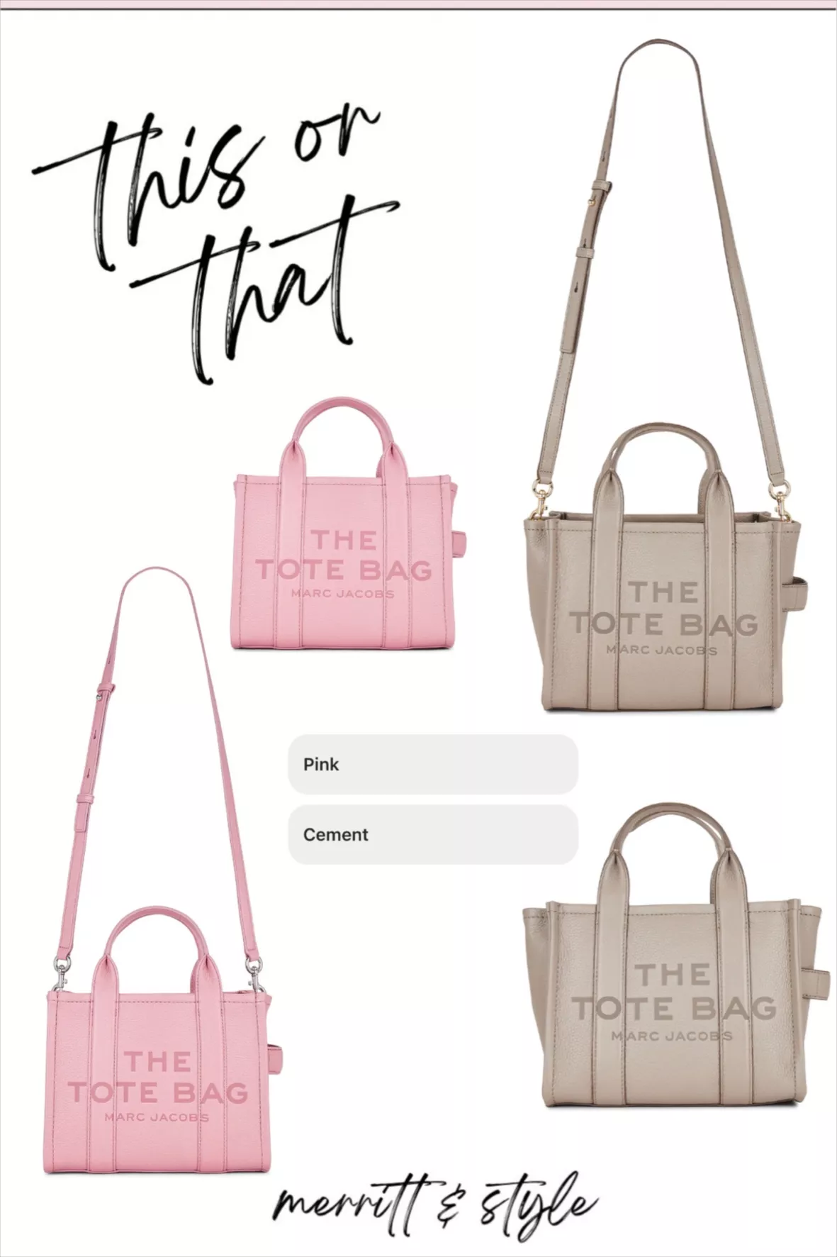 The Leather Mini Tote Bag curated on LTK