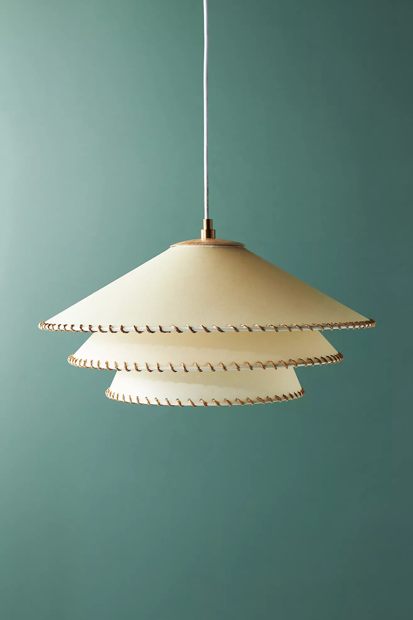 Kiko Parchment Pendant | Anthropologie (US)