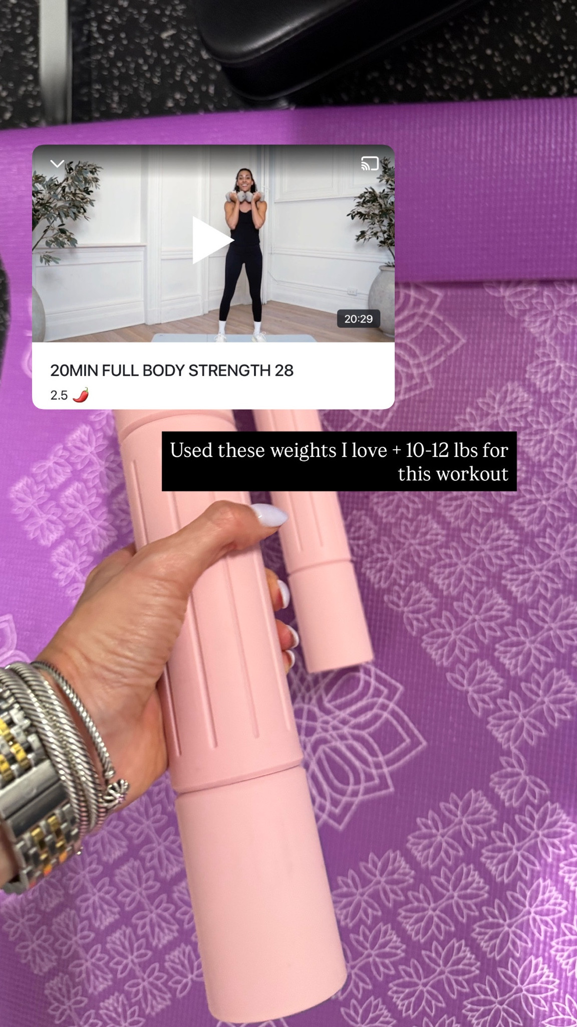 Adjustable weights for Pilates strength 

#LTKSaleAlert #LTKFindsUnder50 #LTKFindsUnder100