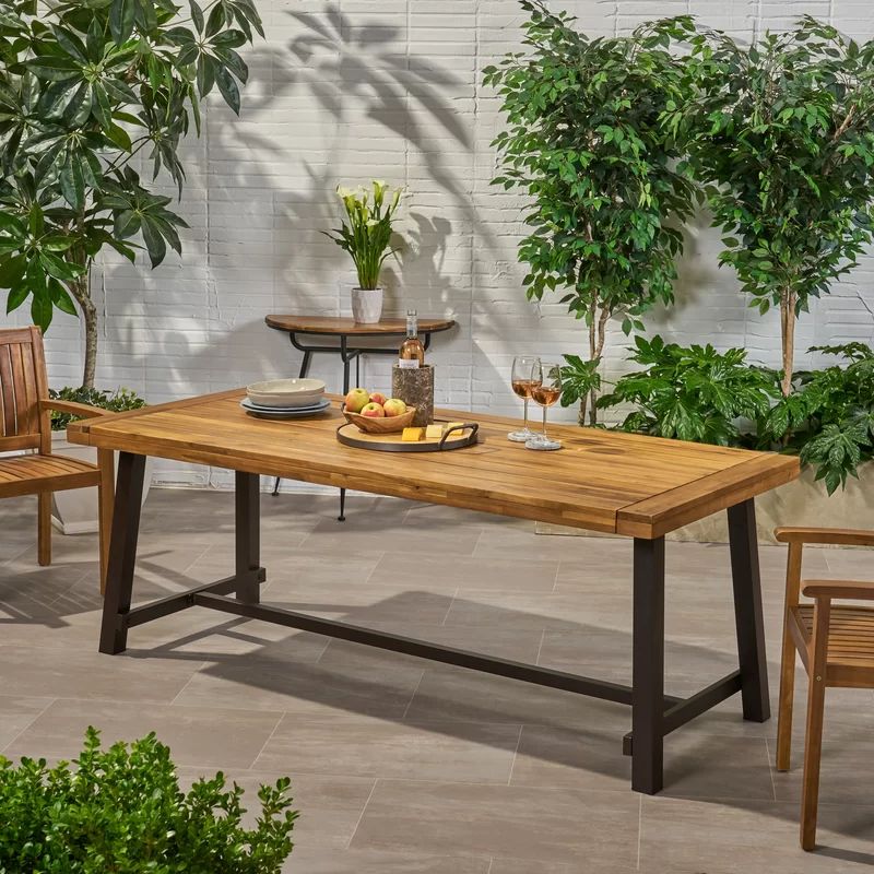 Acacia Outdoor Dining Table | Wayfair North America