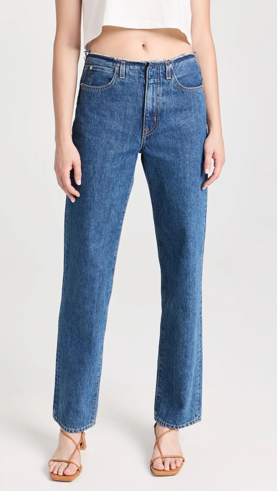 SLVRLAKE London No Waistband Jeans | Shopbop | Shopbop
