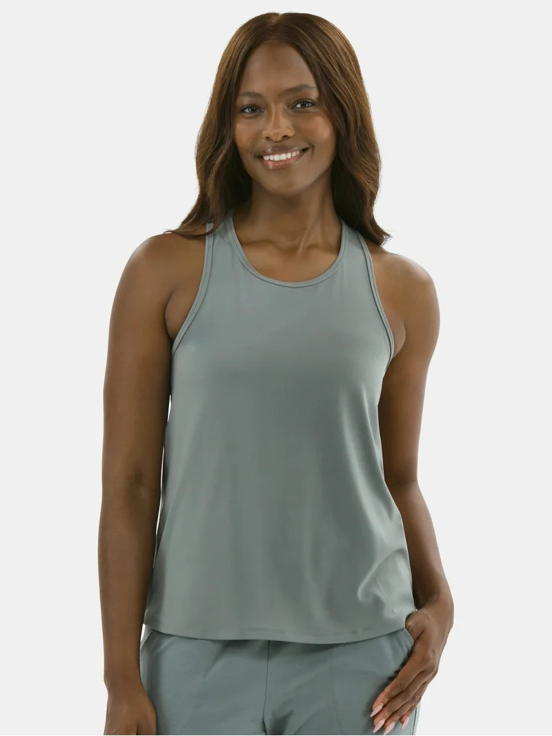 Avia Women's SoftSculpt Racerback Tank Top with UPF 50, Sizes XS-XXXL | Walmart (US)