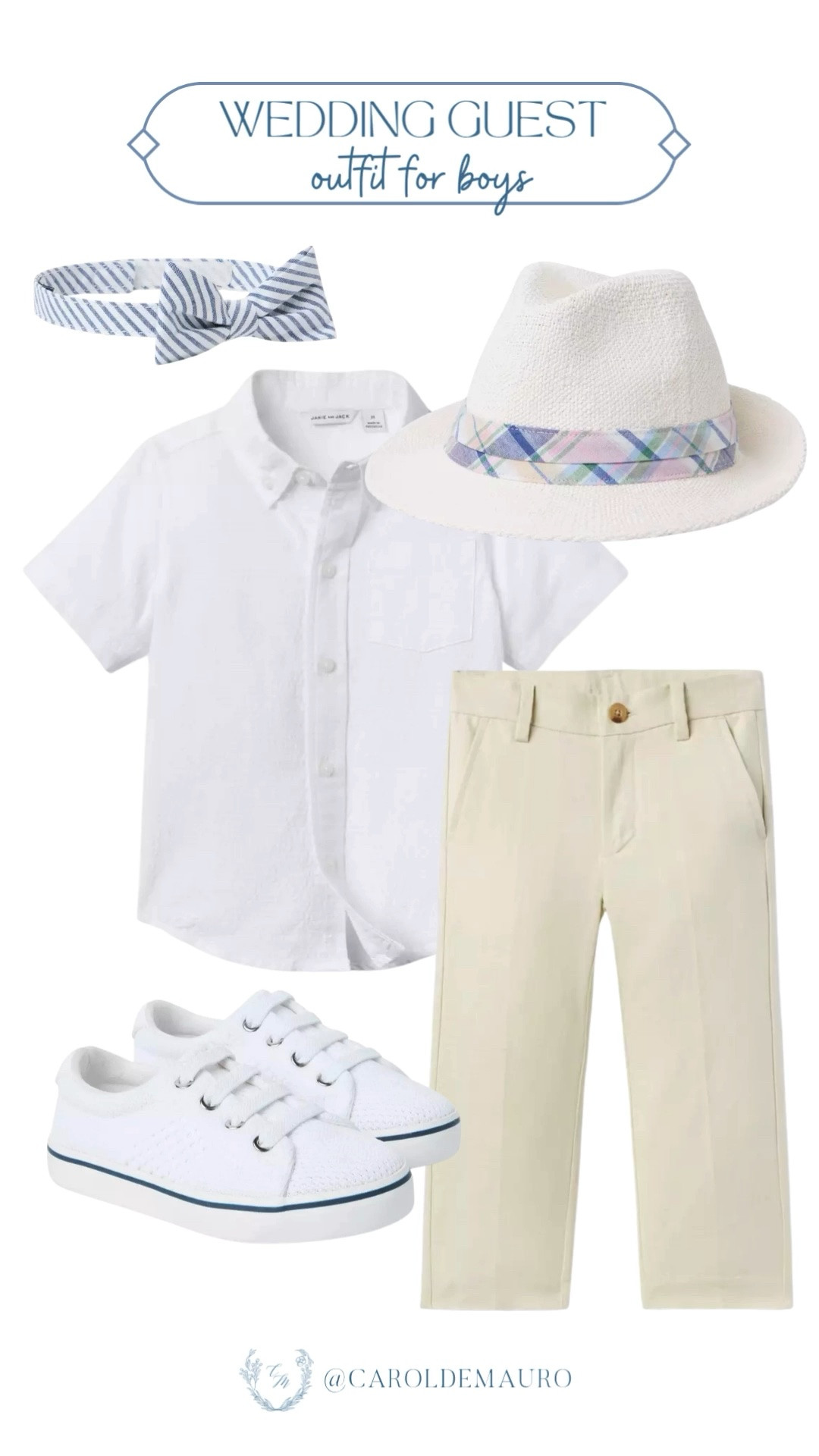 He is going to be the most dapper little guy at the wedding and I can't take it 🥹 The bow tie + fedora combo has my whole heart!

boy outfit, wedding guest outfit, toddler fashion, kids ootd, boy style, wedding season, little gentleman

#LTKootd #LTKKids
