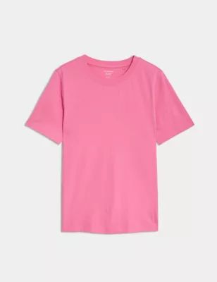 Pure Cotton Everyday Fit T-Shirt | M&S Collection | M&S | Marks & Spencer IE