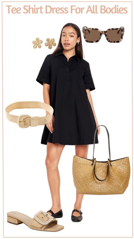 If the shirt dress from target won’t work for you, I found another super cute option! Belt it or leave it free flowing! 

#LTKstyletip #LTKfindsunder50 #LTKmidsize