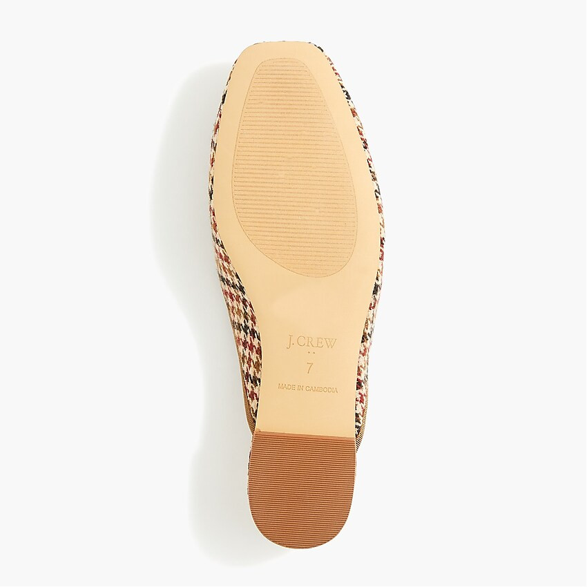Plaid ballerina mules | J.Crew Factory