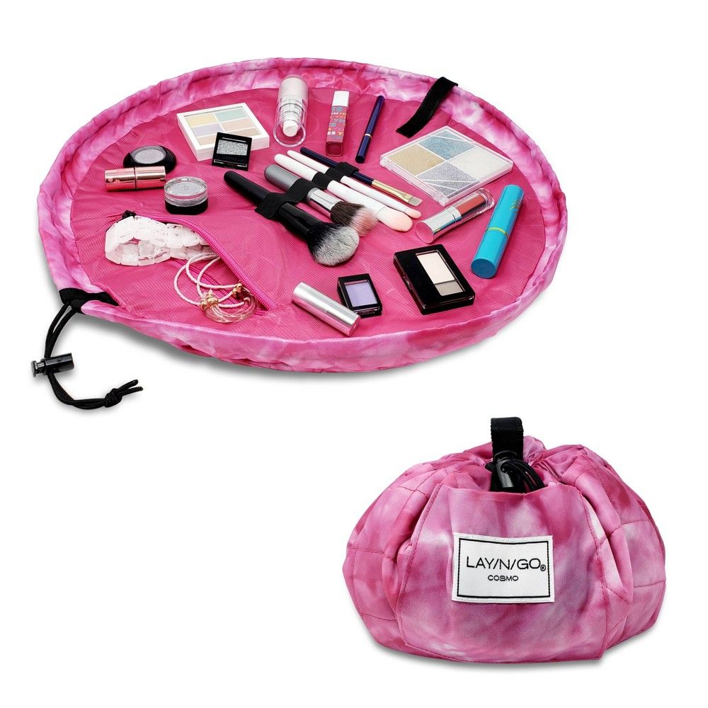 Lay-n-Go COSMO Makeup Bag - 20"" - Pink Tie Dye | Target