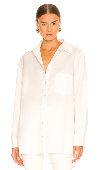 Dad Shirt in Off White | Revolve Clothing (Global)