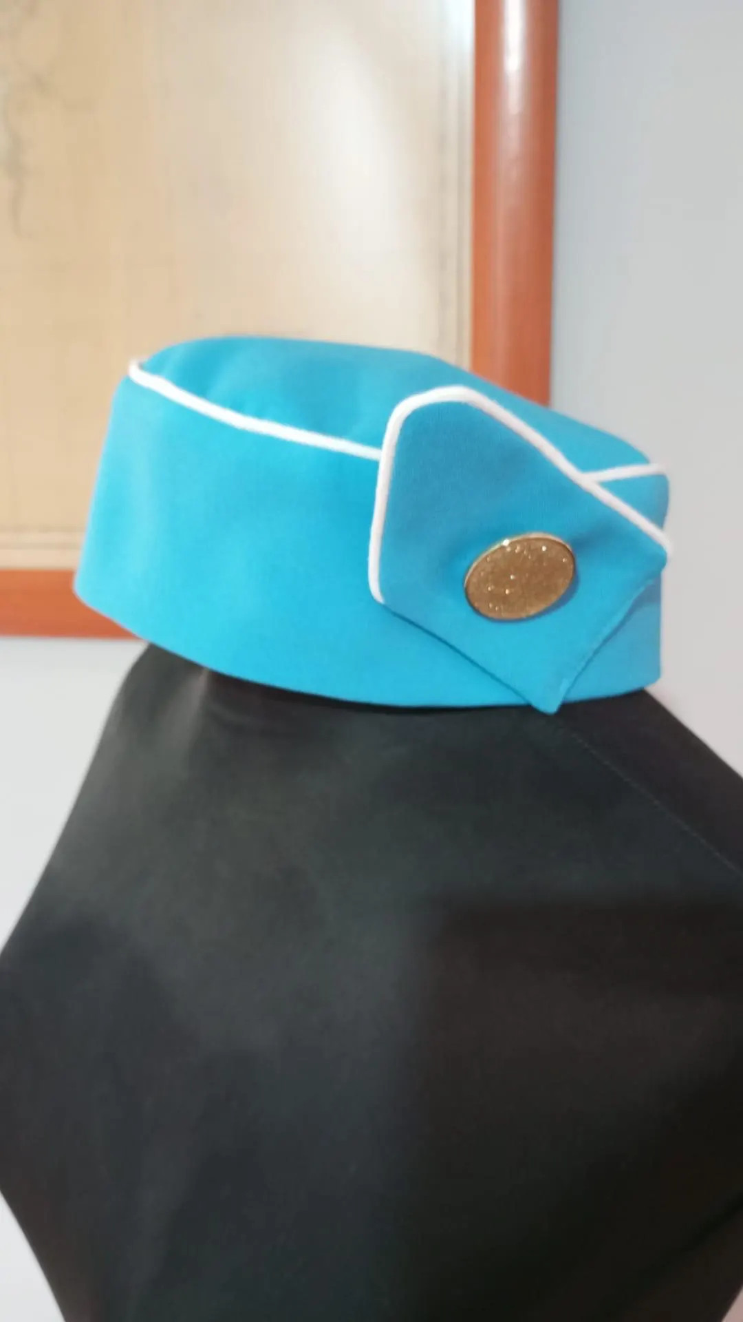 60s Stewardess Hat, Flight Attendant Hat, Handmade Stewardess Hat, Custom Made - Etsy | Etsy (US)