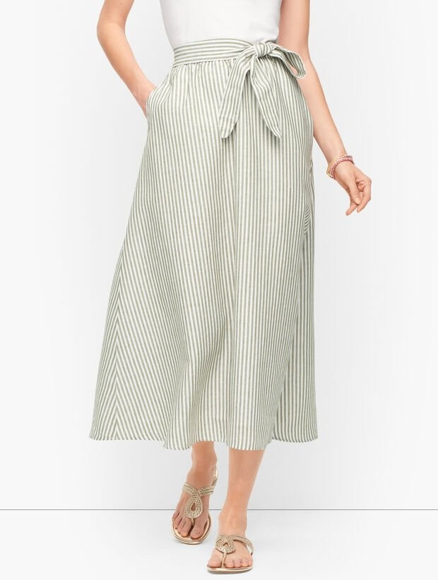 Stripe Midi Skirt | Talbots