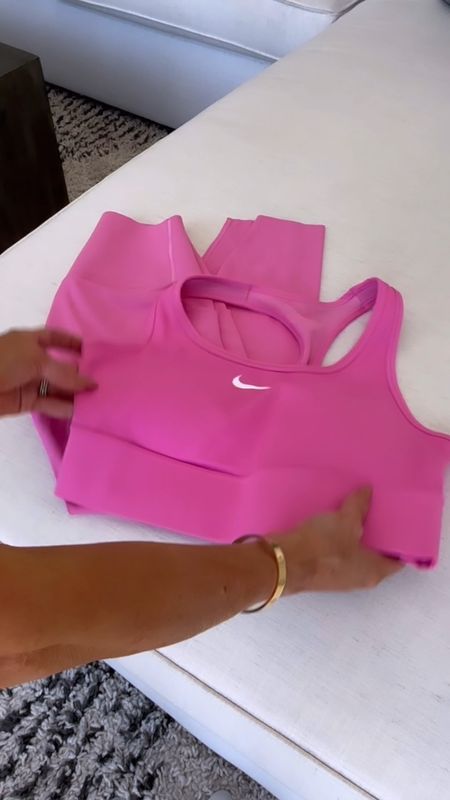 The perfect summer pink! This Nike set is an instant mood lifter.
Sz med sports bra, xs leggings
Love with these Sneakers tts, however I wore it to Pilates last week with a little tank and my go to Gucci slides 


#LTKStyleTip #LTKU #LTKOver40