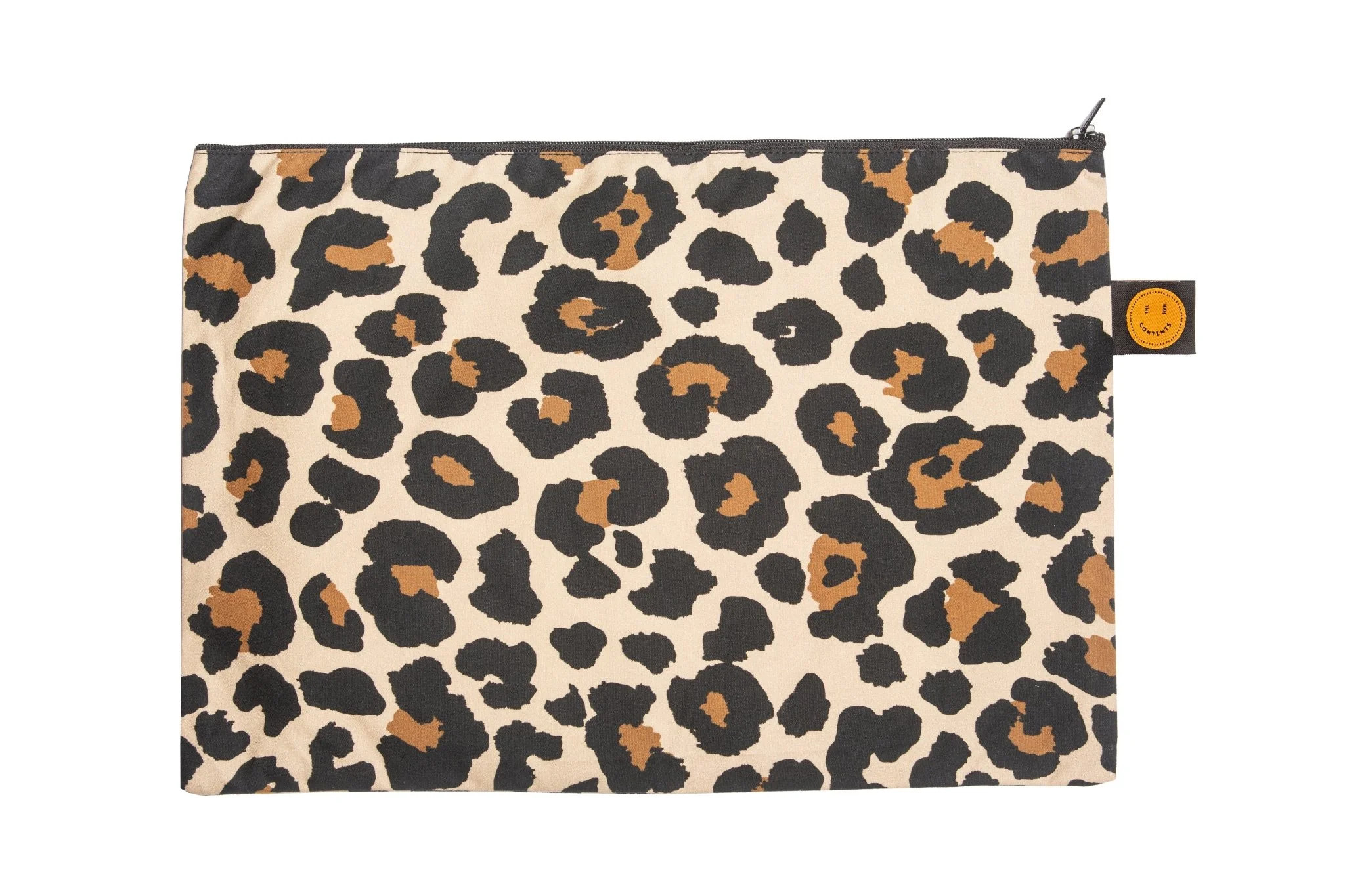 Classic Leopard Large Contents Pouch | The Contents Bag