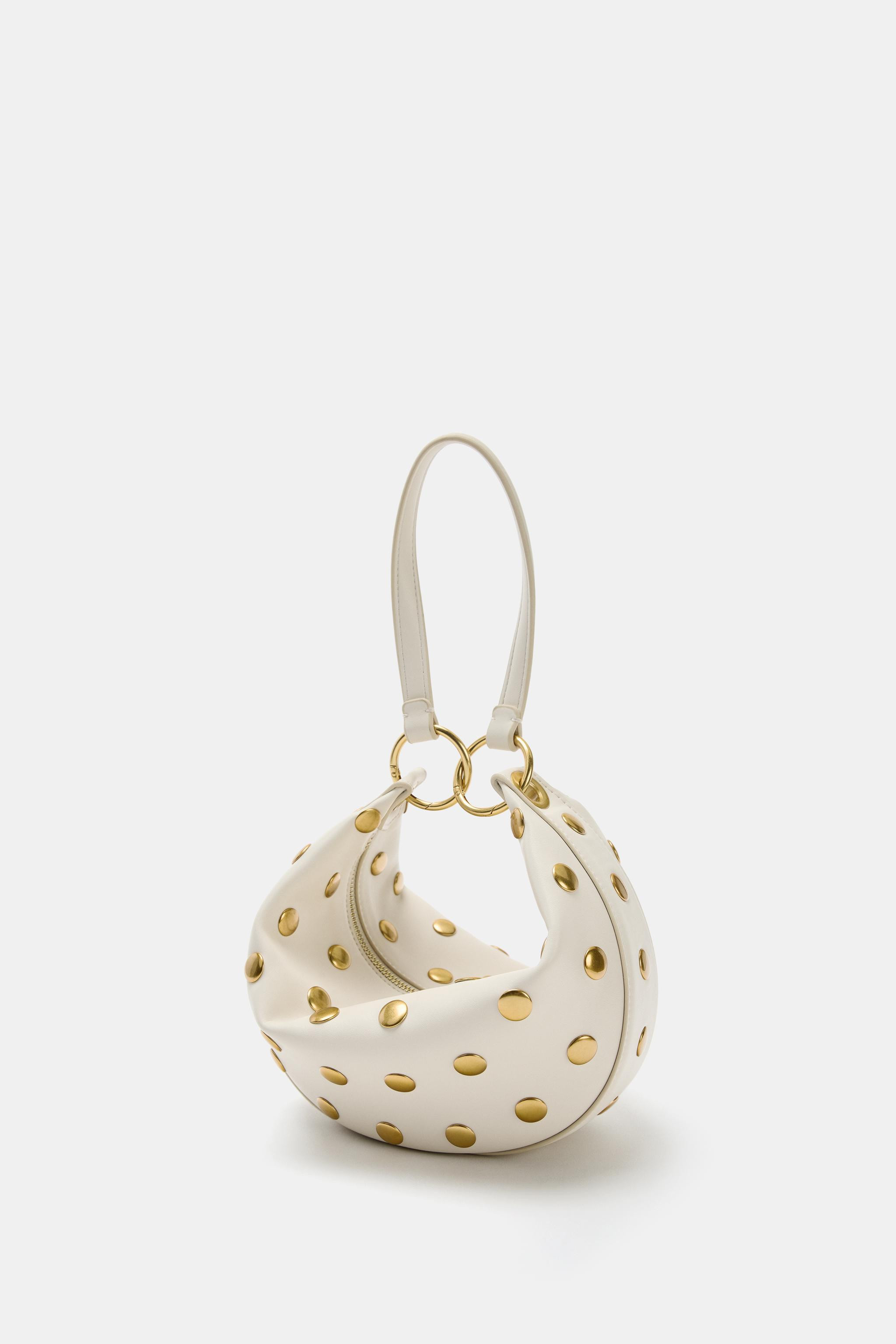 STUDDED SHOULDER BAG | Zara US