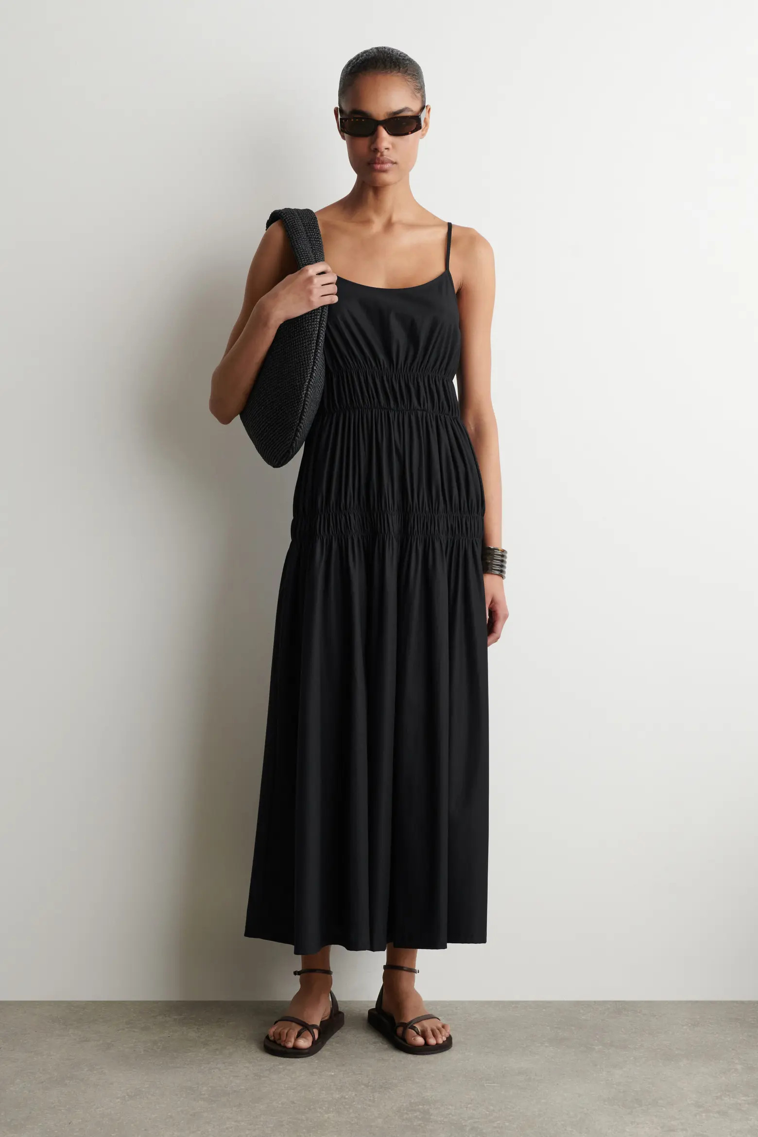 Gathered Jersey Midi Dress (Women) | Nordstrom | Nordstrom