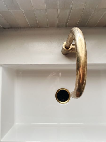 matching brass faucet and drain cap ✨

#LTKhome