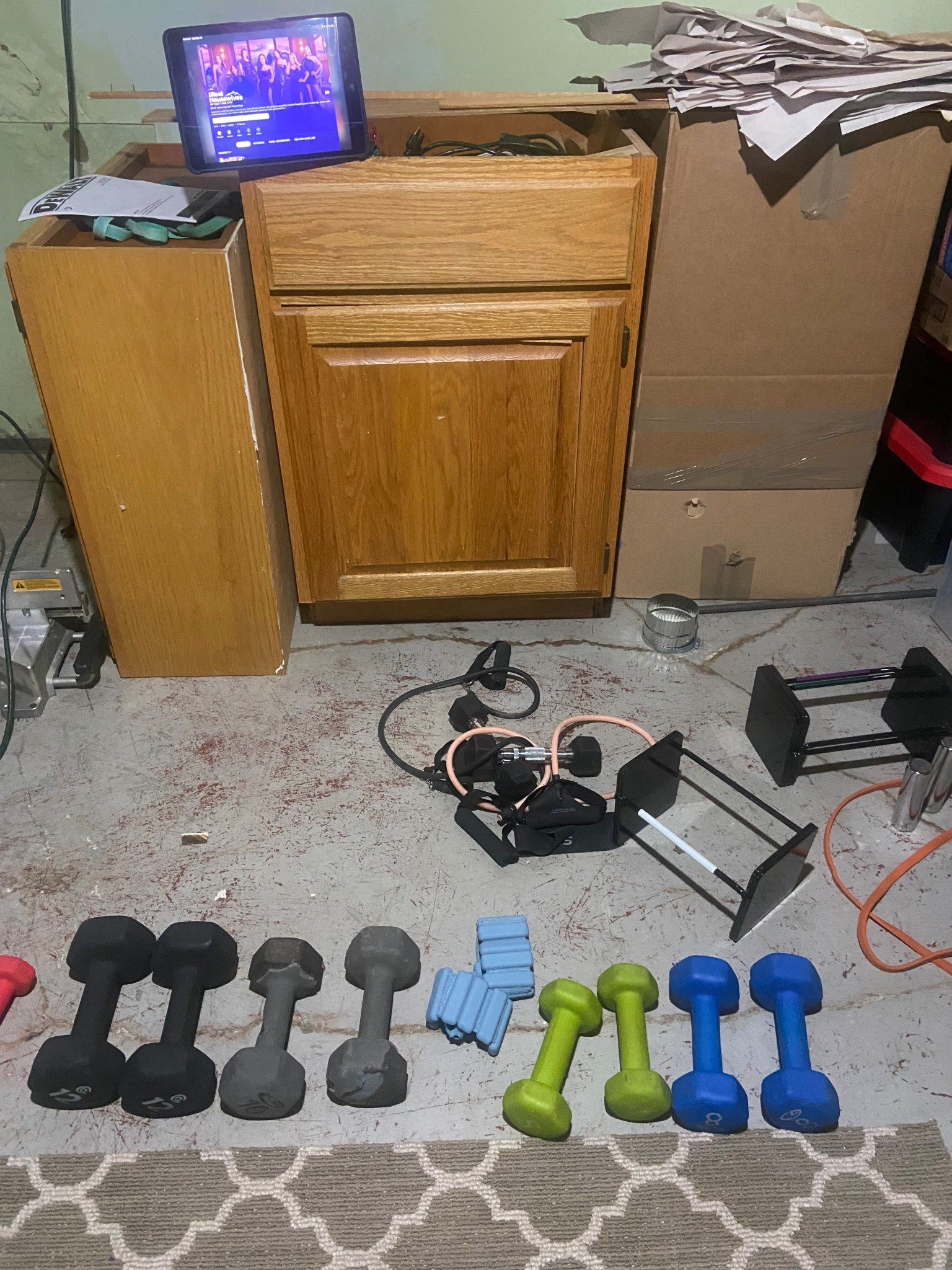 Who needs a fancy gym? 5 am quick walk with the dog and workout in the basement 

#LTKselfcare #LTKActive #workout #LTKdayinmylife #weights #adjustableweights #amazon

#LTKmomlife #LTKfitnessgoals #LTKmorningroutine