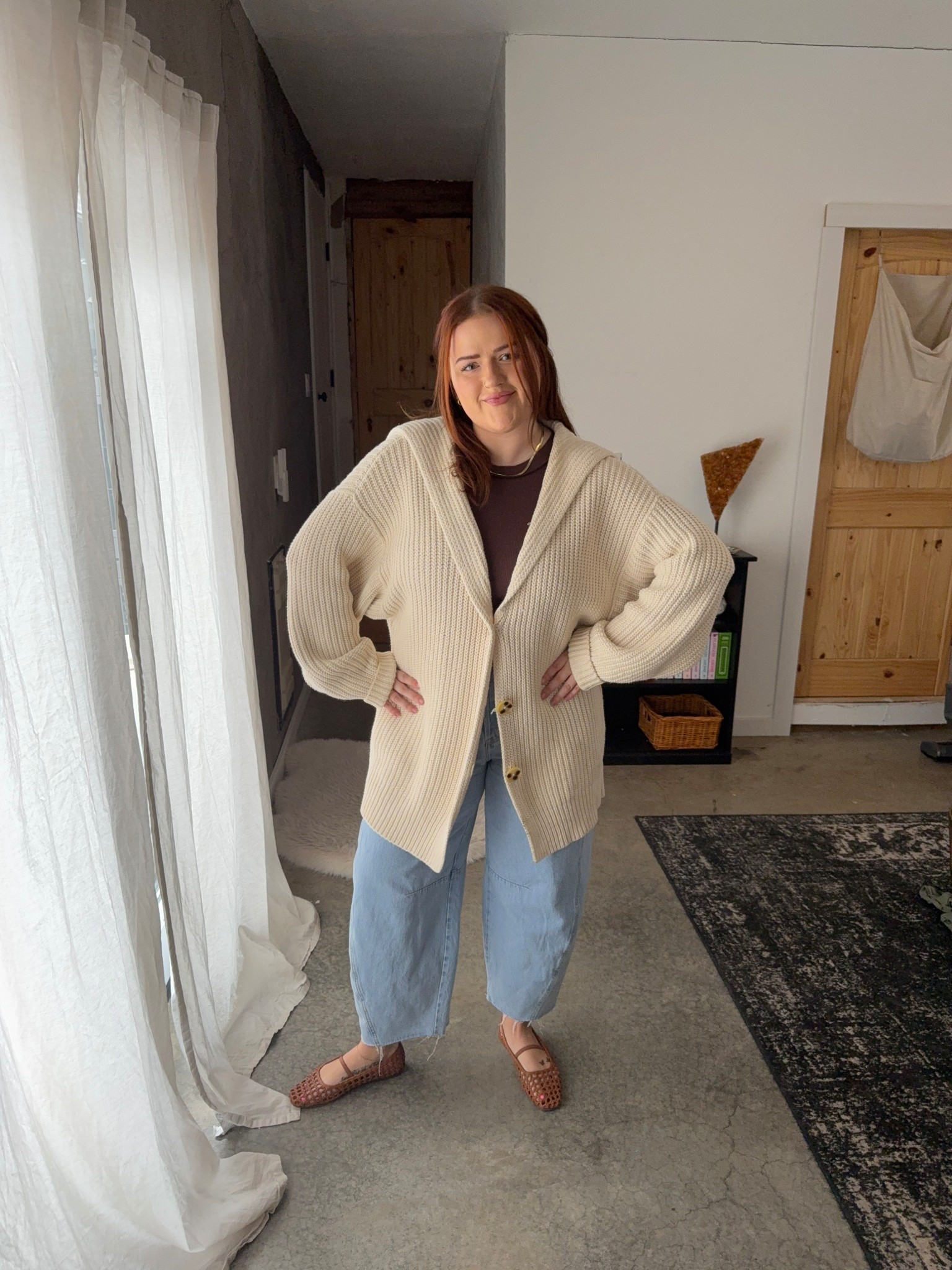 the best chunky free people cardigan is 50% off in five colors right now!!!! 

#LTKFindsUnder100 #LTKSaleAlert #LTKGiftGuide