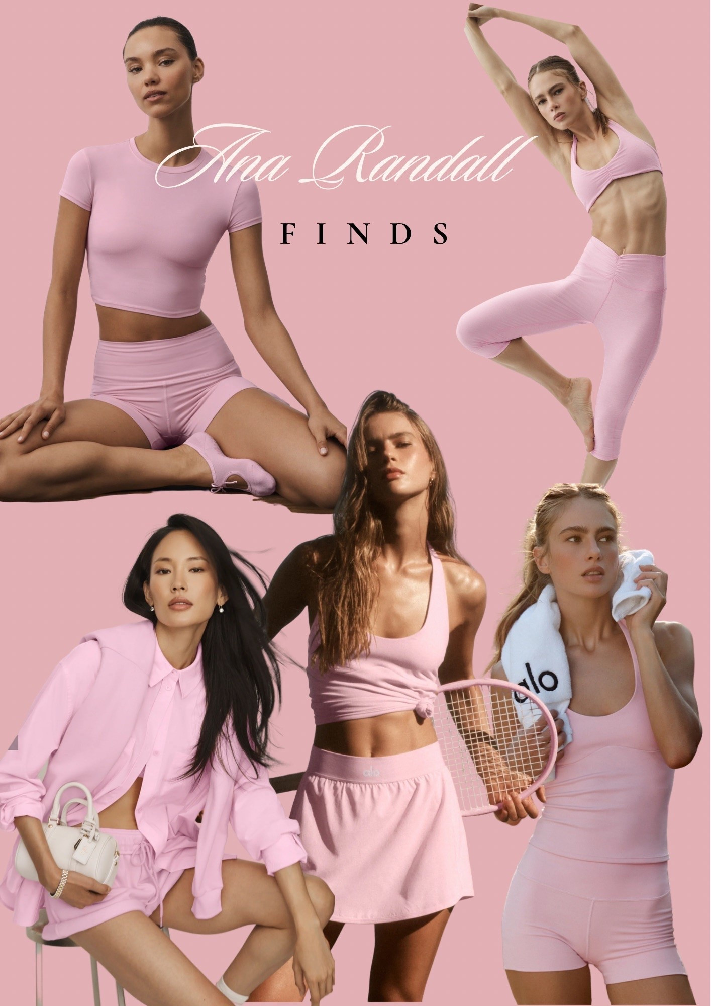 Pink activewear just hits different 💕 Is it just me or does a matching pink set instantly boost your workout motivation? Loving all these Alo pieces so much! Which look is more your vibe—the tennis skirt or the lounge set? Linked everything on LTK! 🌸💫

Xoxo,
Ana Randall 💗

⁠#aloyoga #pinkaesthetic #balletcore #activewearstyle #pilatesfit #ltkfit #athleisure⁠

#LTKstyletip #LTKfitness