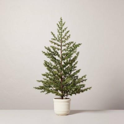 Faux Spruce Christmas Tree in Ceramic Pot - Hearth & Hand™ with Magnolia | Target