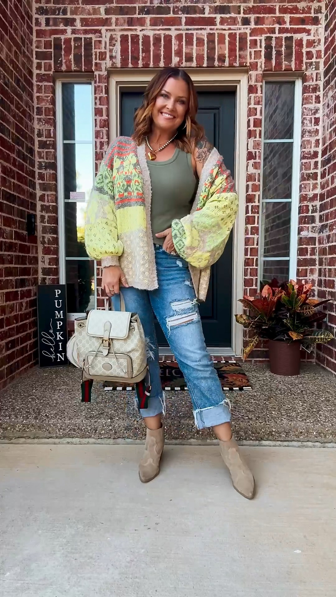 This week’s church outfit 🫶🏻 I love the fun colors in this VICI cardigan! 

#LTKOver40 #LTKSaleAlert