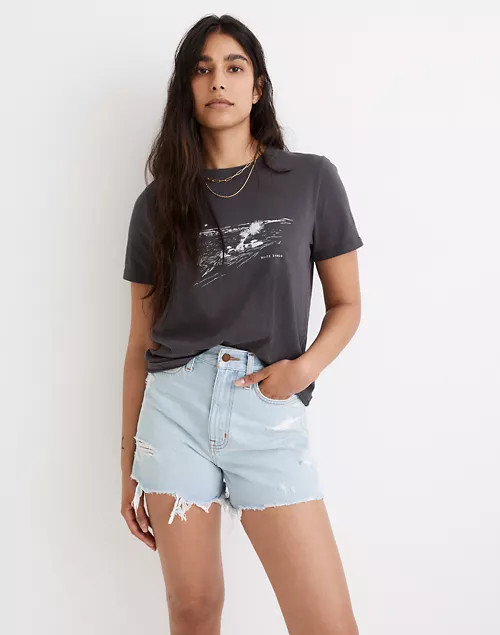 White Sands Softfade Cotton Oversized Tee | Madewell
