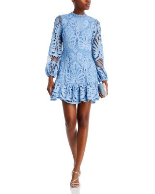 Long Sleeve Lace Dress - Exclusive | Bloomingdale's (US)
