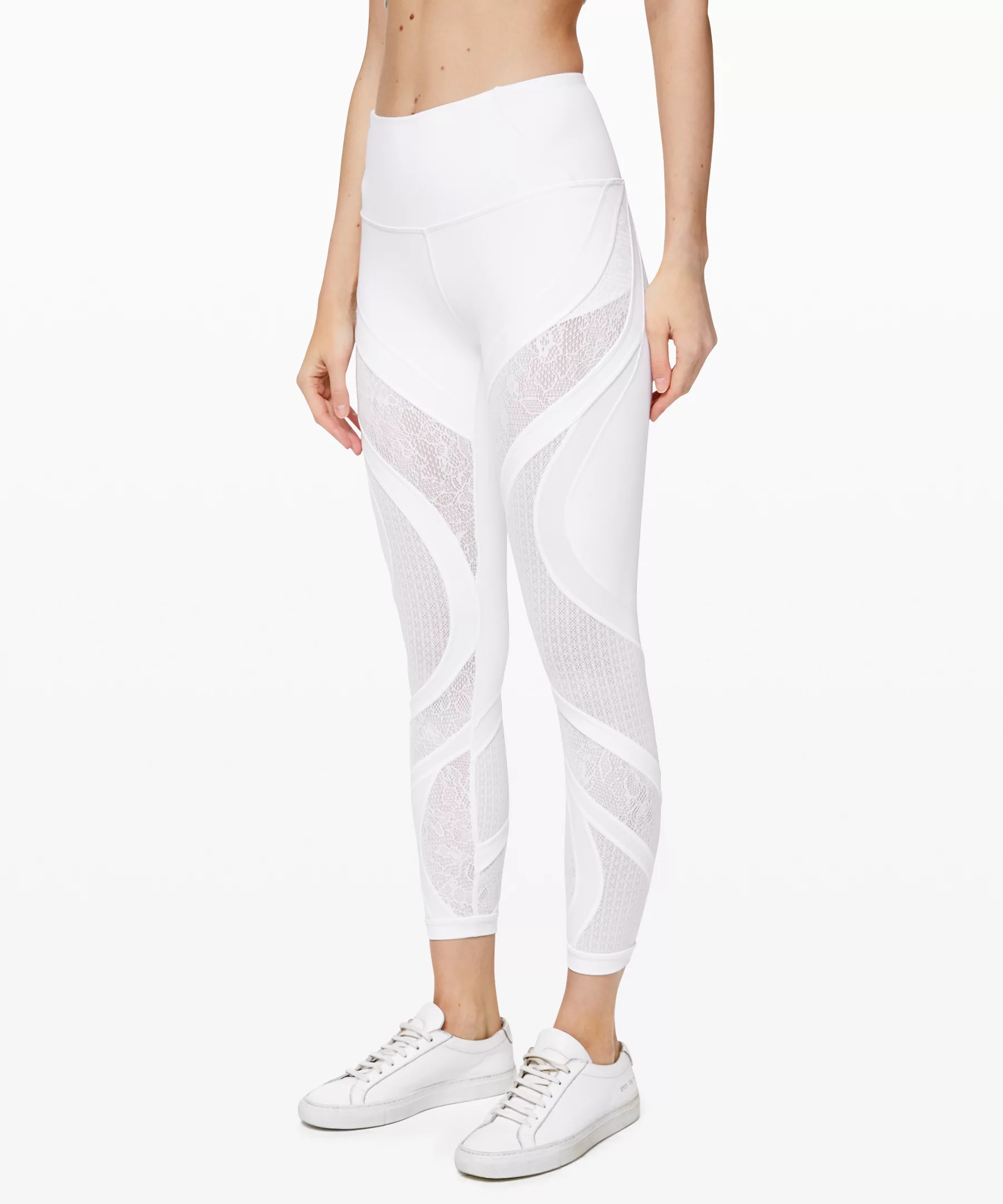Wunder Under High-Rise Tight 25" Lace | Lululemon (US)