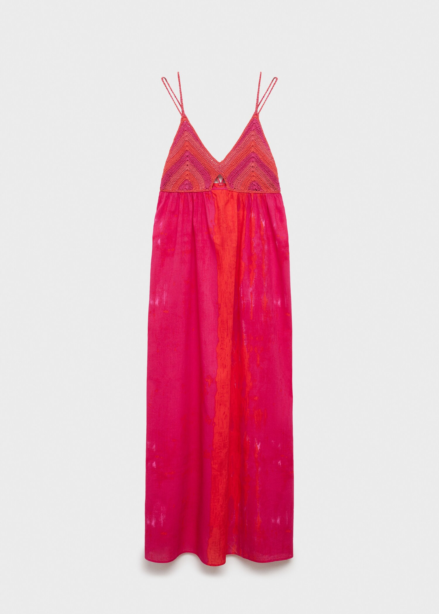 Crochet top gown | MANGO (US)