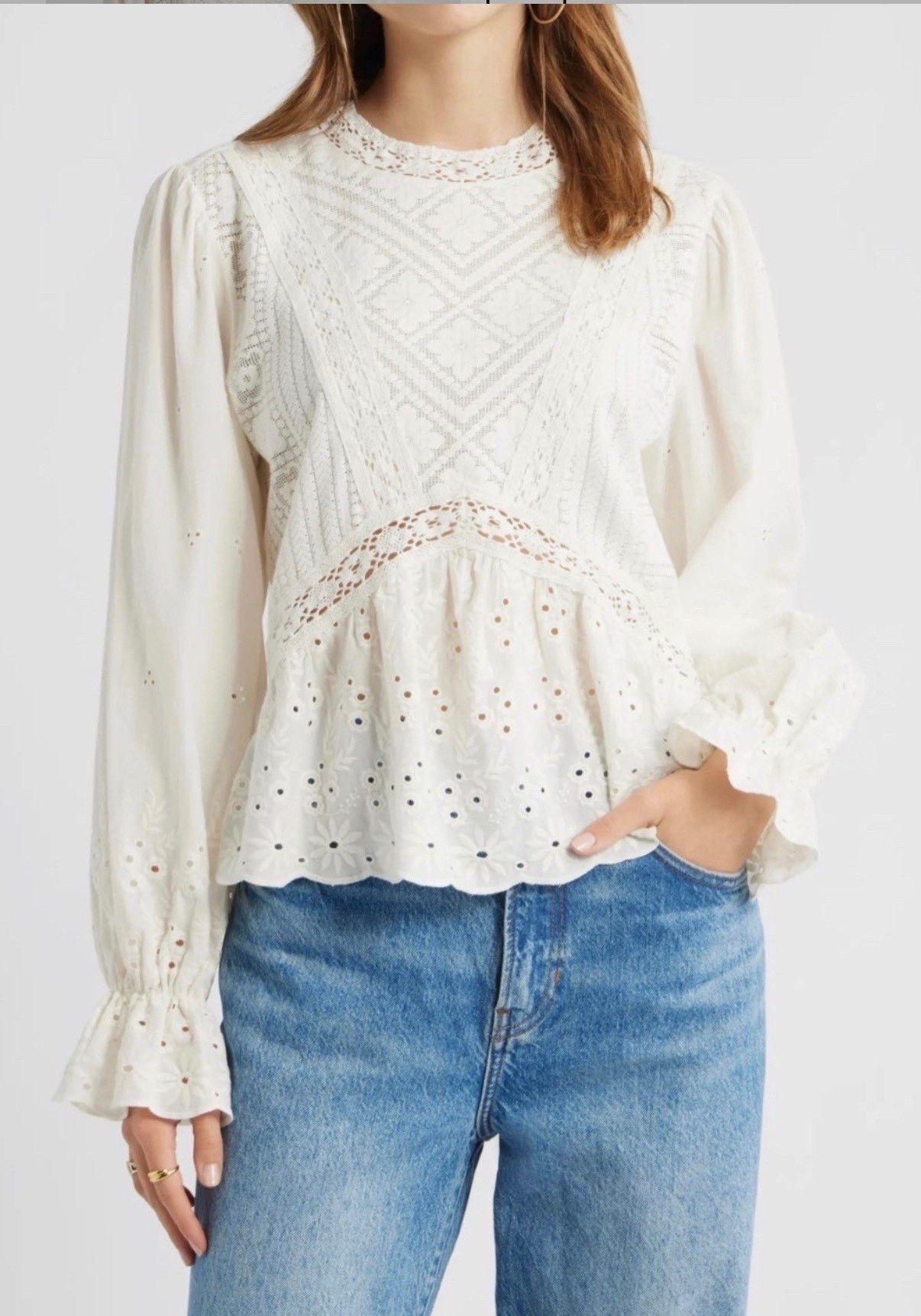 Lace top

Spring top
White top
Lace top


#LTKstorytime